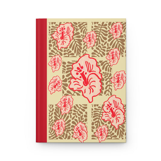 Tropical Hibiscus Hardcover Journal