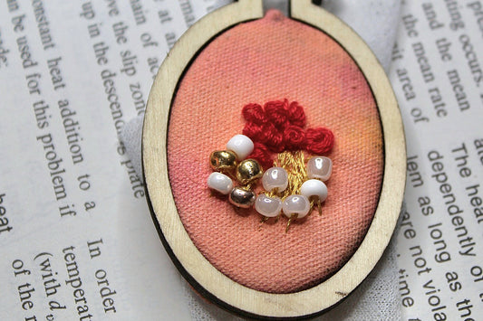 Beaded Basket of Roses
