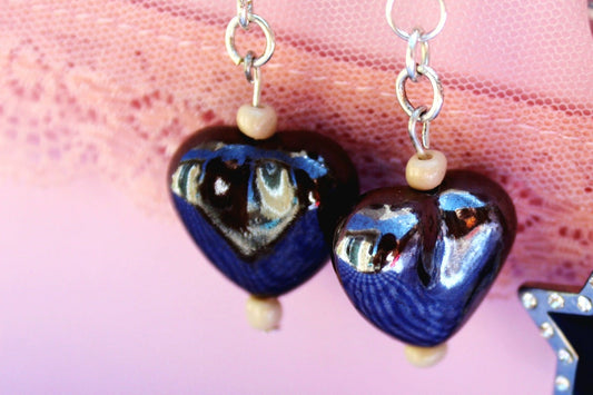 Strawberry Chocolate Hearts Keychain